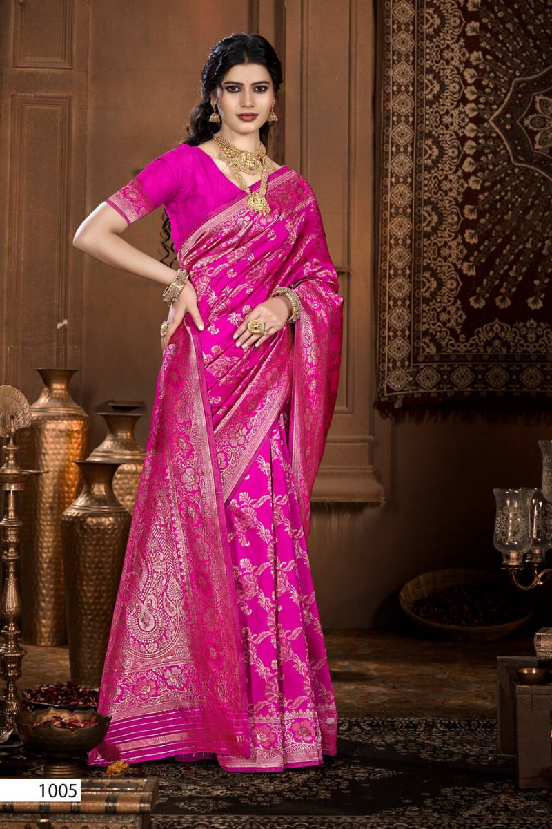 Saroj Pardesi Silk Vol 1 Lichi Silk Fancy Saree Collection