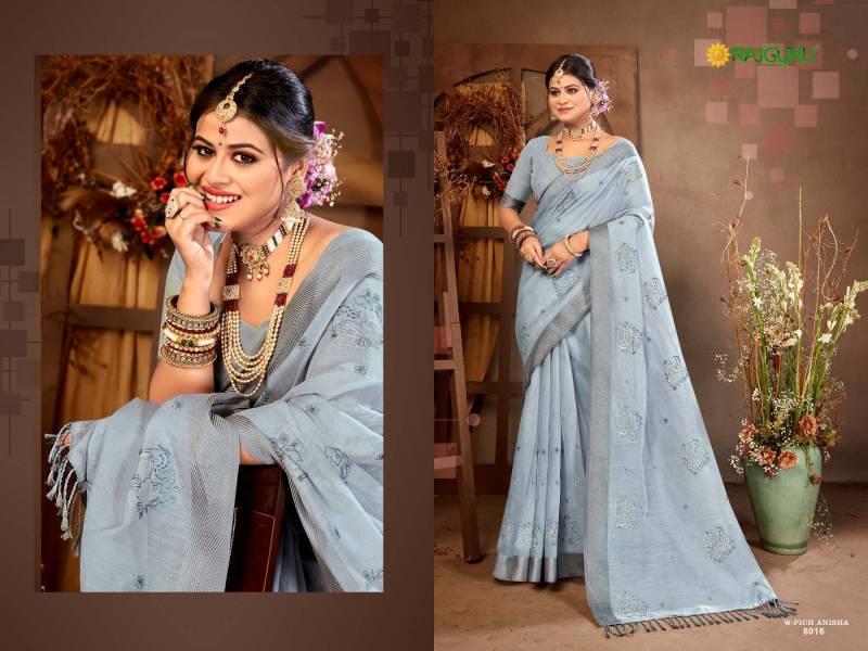 Rajguru W Pich Anisha Cotton Casual Wear Saree Collection