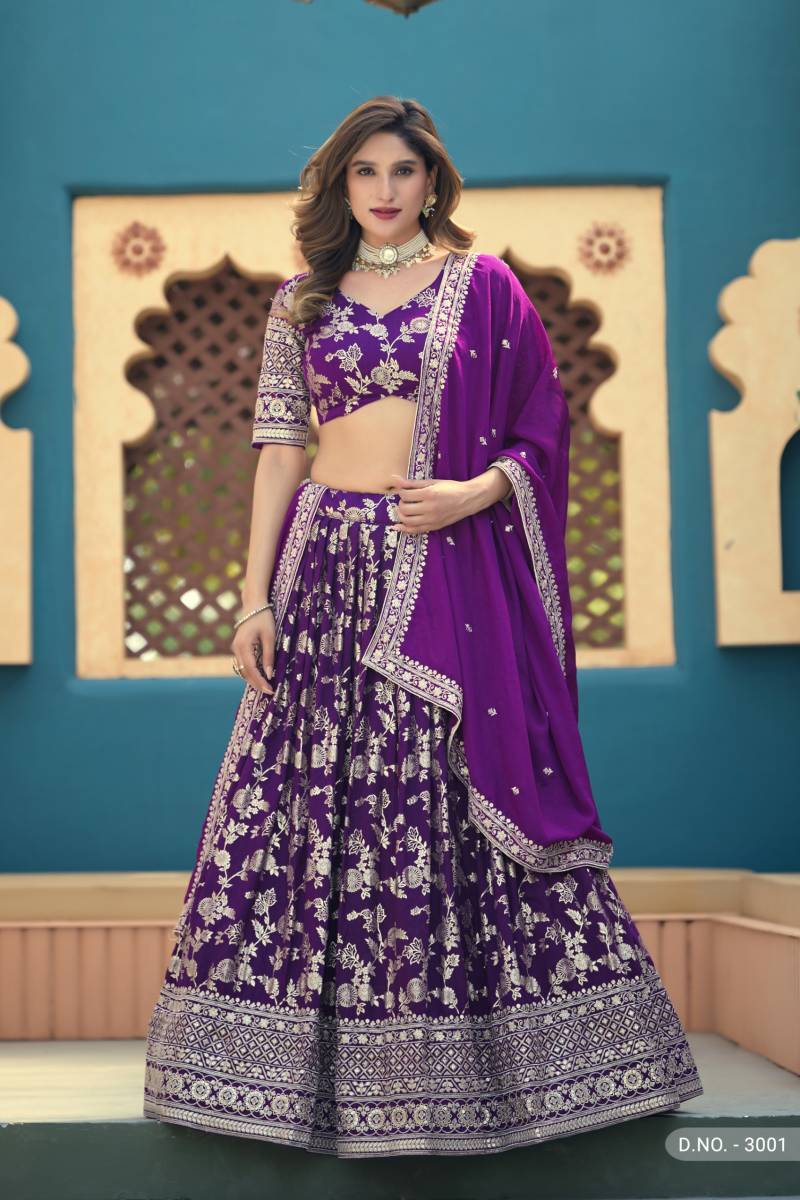 Mehvish Vol 30 Dolla Silk Designer Stylish Wear Lehenga Choli Collection