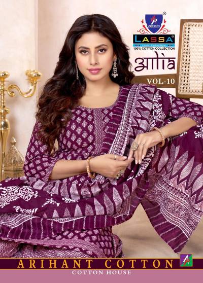 Lassa Aalia Vol 10 Cotton Printed Daily Wear Dress Material Collection