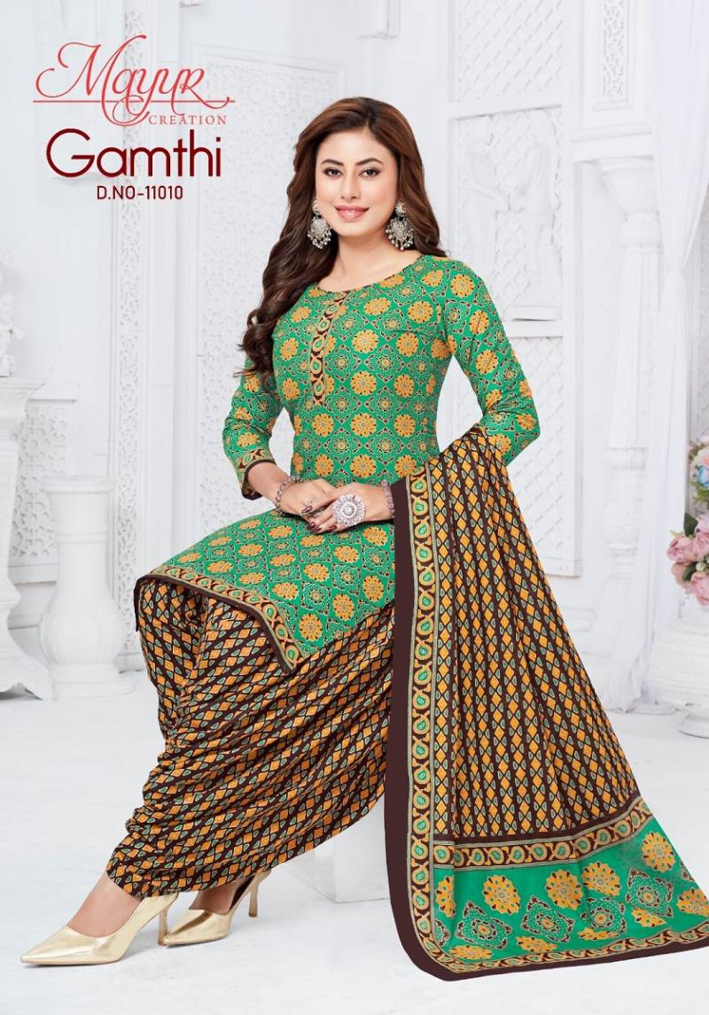 Mayur Gamthi Vol 11 Cotton Printed Dress Material Collection