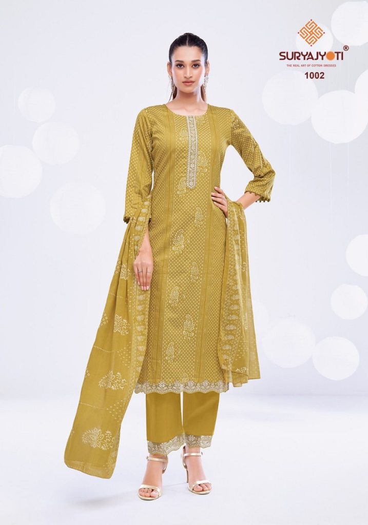Suryajyoti Kasuti Vol 1 Dress Material Collection 