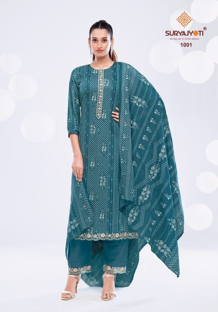 Suryajyoti Kasuti Vol 1 Dress Material Collection 
