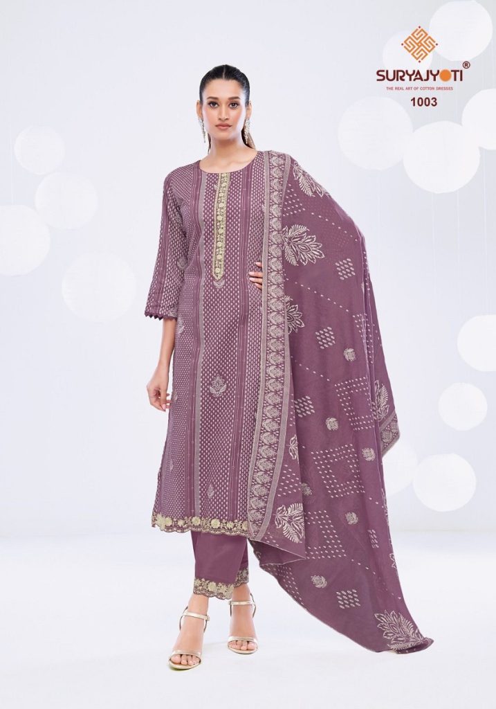 Suryajyoti Kasuti Vol 1 Dress Material Collection 