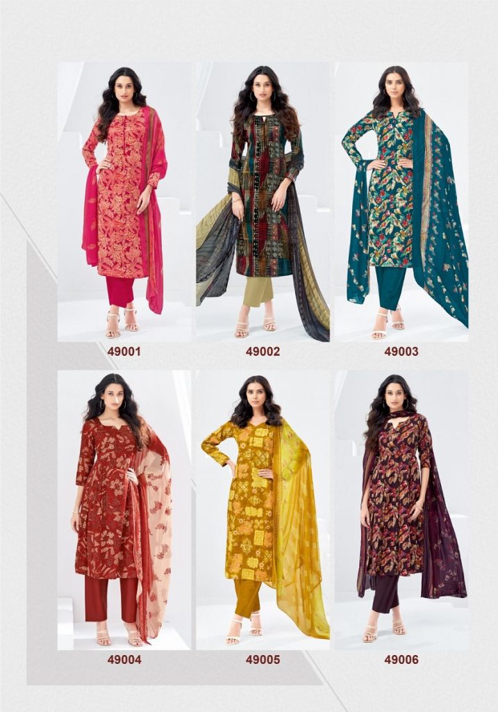 Suryajyoti Naisha Vol 49 Dress Material Collection 