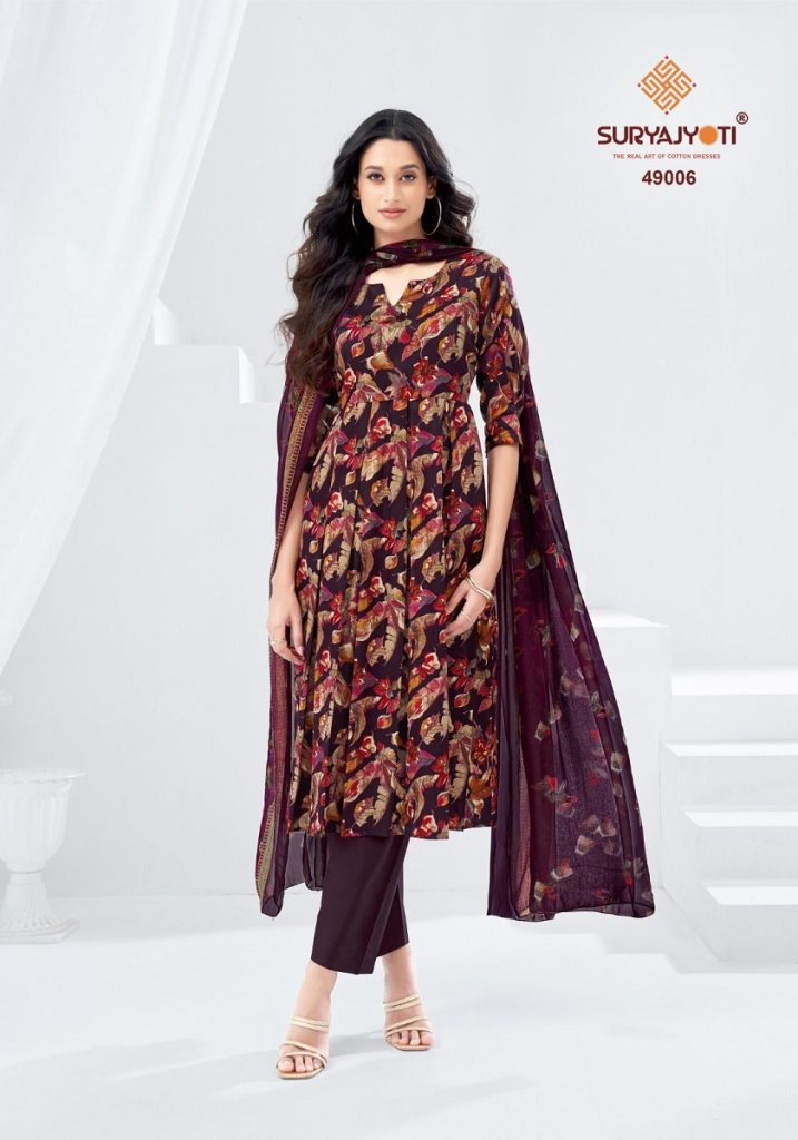Suryajyoti Naisha Vol 49 Dress Material Collection 