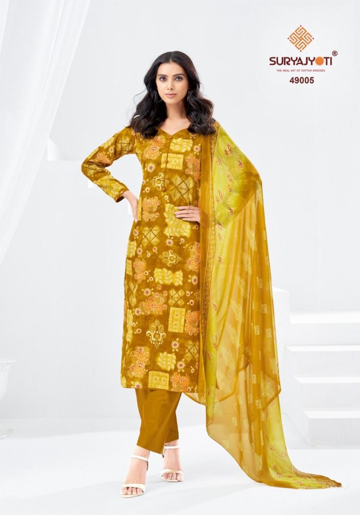 Suryajyoti Naisha Vol 49 Dress Material Collection 