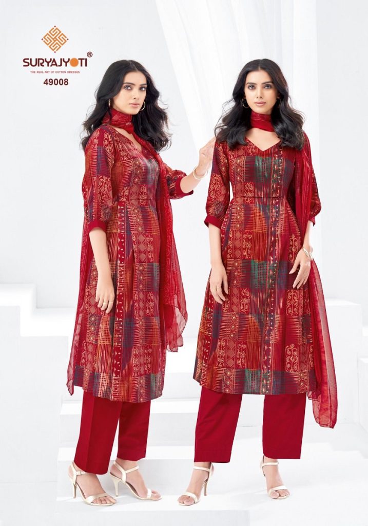 Suryajyoti Naisha Vol 49 Dress Material Collection 