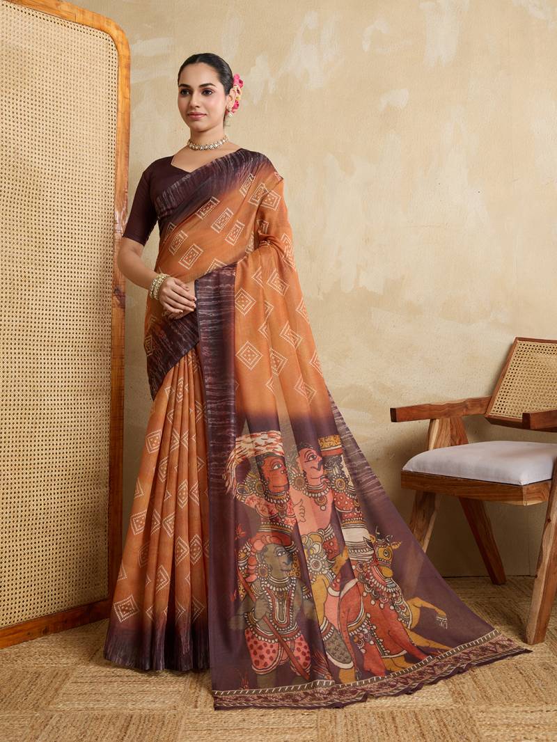 Ant Radha Vol 1 Chanderi Digital Printed Fancy Saree Collection