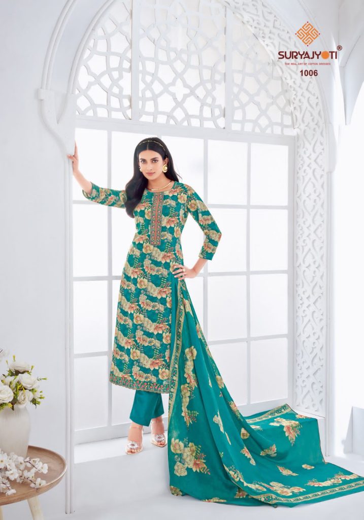 Suryajyoti Khushboo Vol 01  Dress Material Collection 