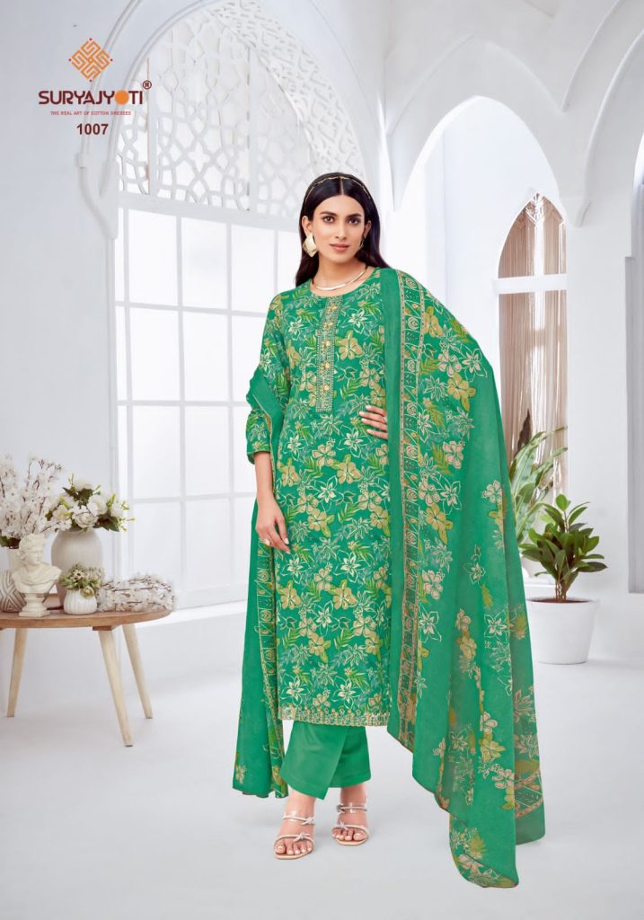 Suryajyoti Khushboo Vol 01  Dress Material Collection 