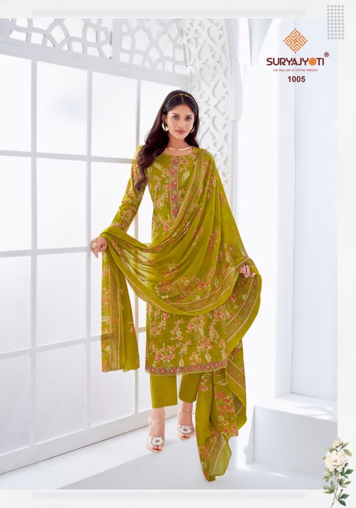 Suryajyoti Khushboo Vol 01  Dress Material Collection 