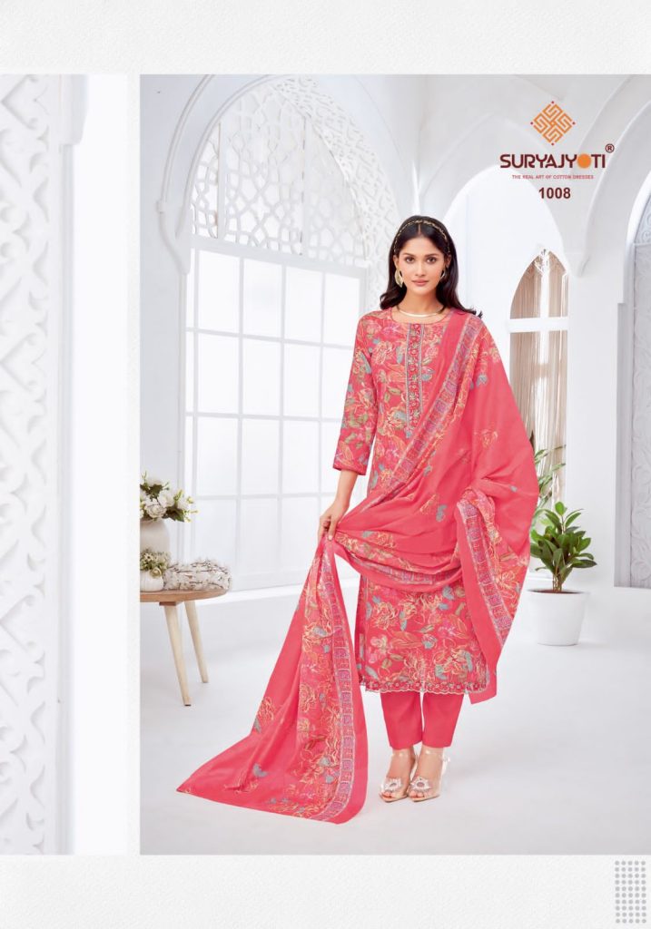 Suryajyoti Khushboo Vol 01  Dress Material Collection 