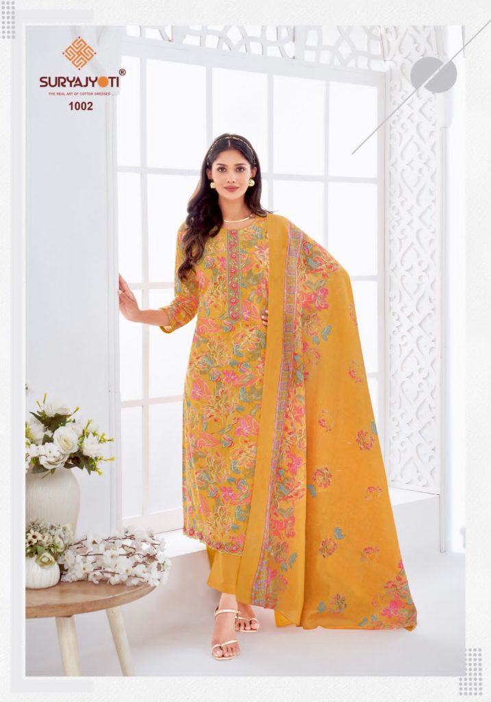 Suryajyoti Khushboo Vol 01  Dress Material Collection 