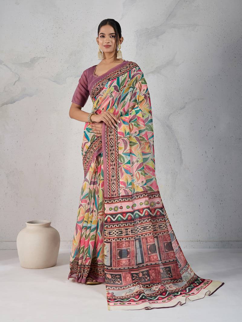 Ant Radha Vol 2 Printed Kalki Silk Fancy Saree Collection