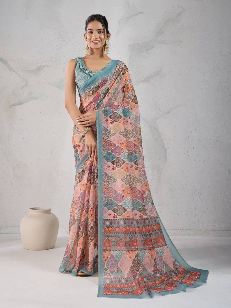 Ant Radha Vol 2 Printed Kalki Silk Fancy Saree Collection