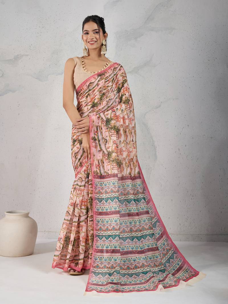 Ant Radha Vol 2 Printed Kalki Silk Fancy Saree Collection
