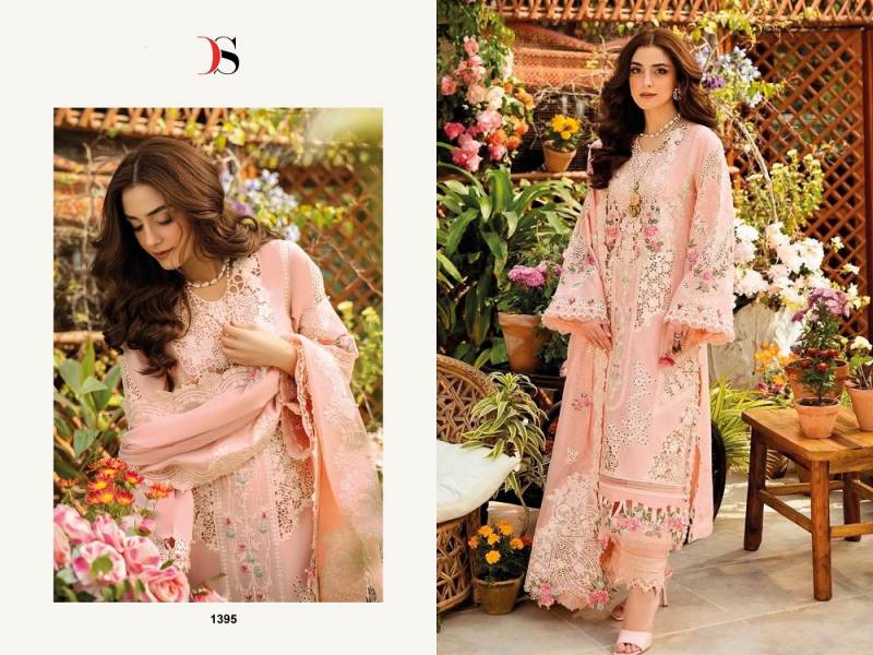 Deepsy Elaf Luxury Lawn 25 Vol 3 Nx Cotton Embroidered Pakistani Suits Collection 