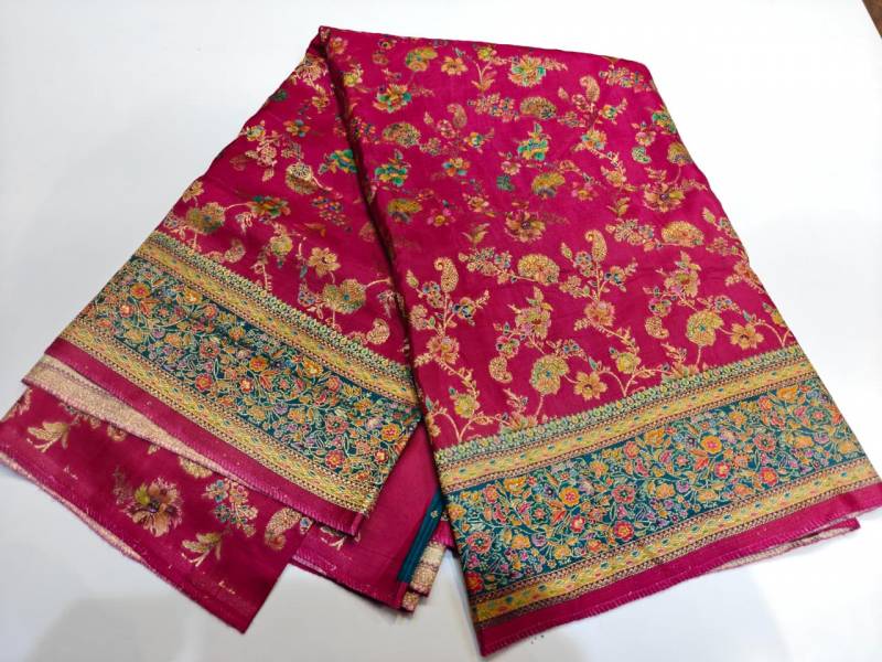 Rajpath Position Print Viscose Satin Pashmina Printed Premium Saree Collection
