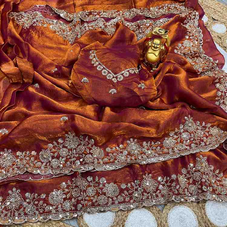 DS 731 PURE SPACE SILK SAREES