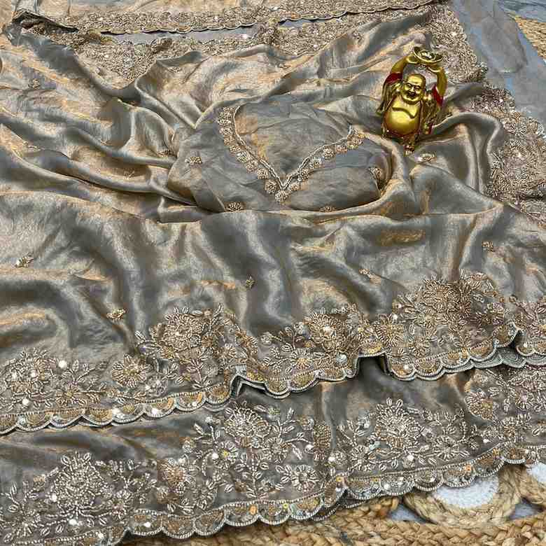 DS 731 PURE SPACE SILK SAREES