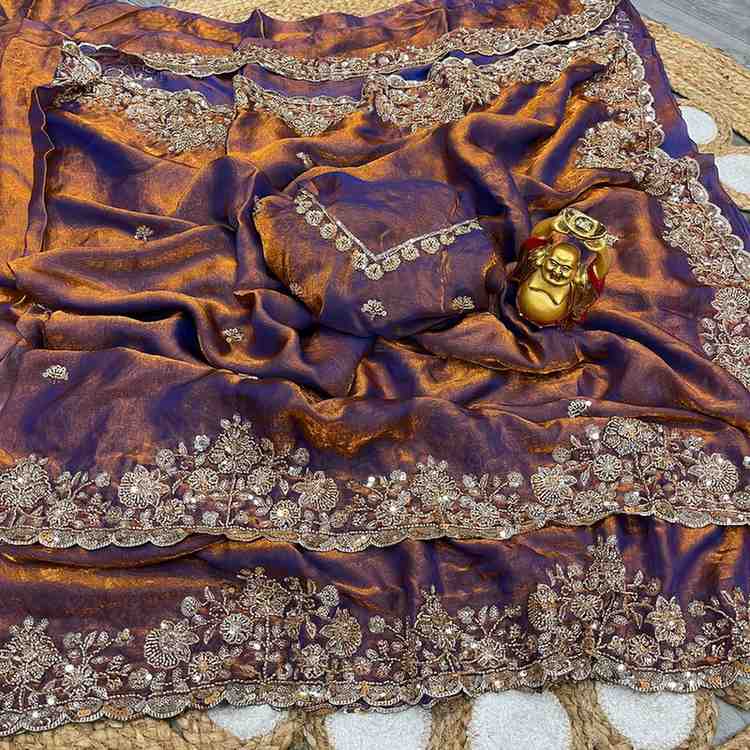 DS 731 PURE SPACE SILK SAREES