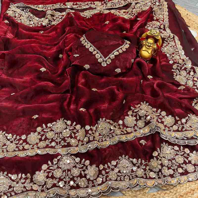 DS 731 PURE SPACE SILK SAREES