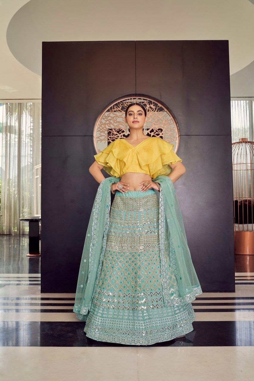Lekha TF 122 Organza Party Wear Style Lehenga Choli