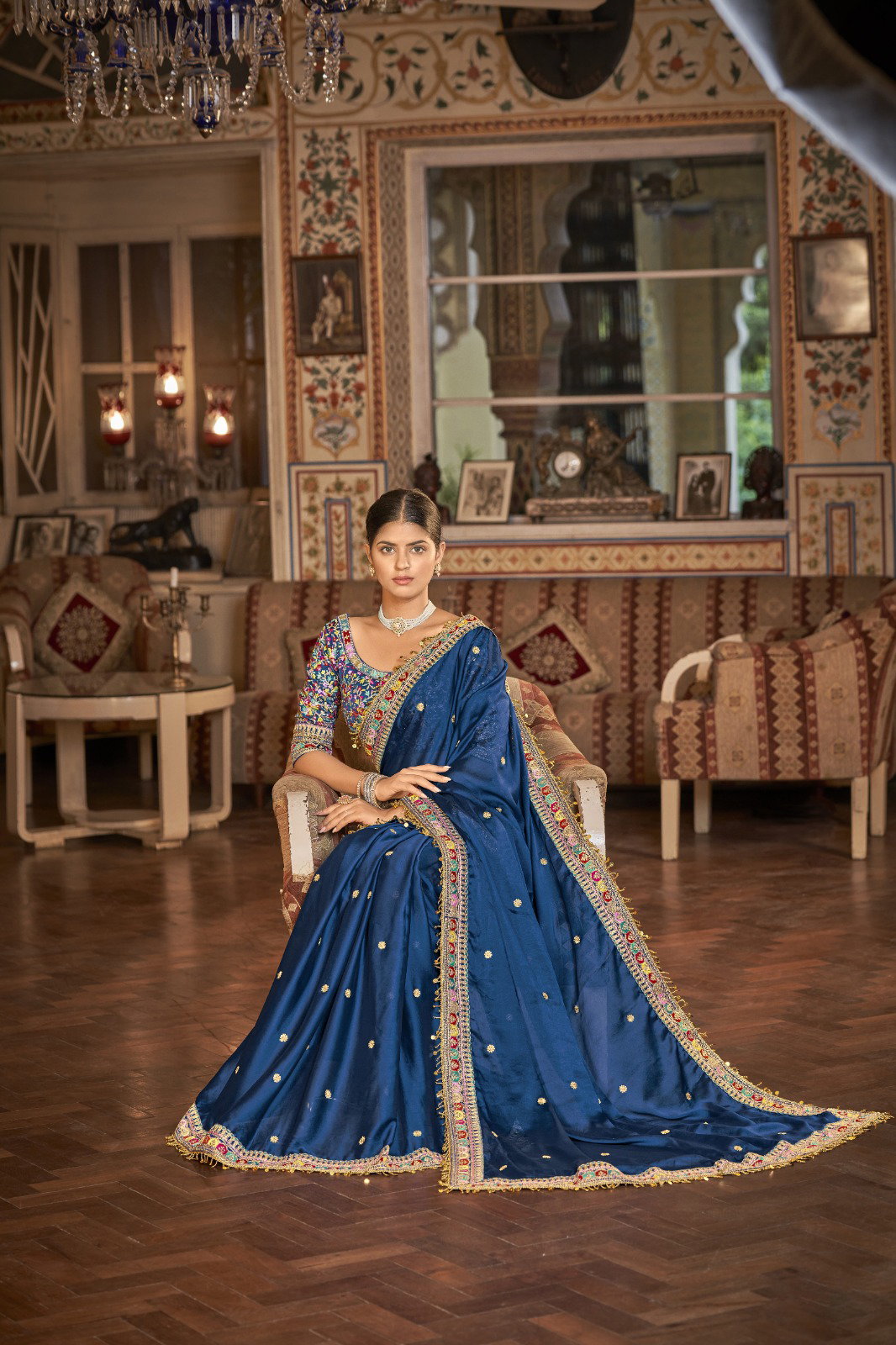 Lekha TF 102 Georgette Heavy Border Work Saree