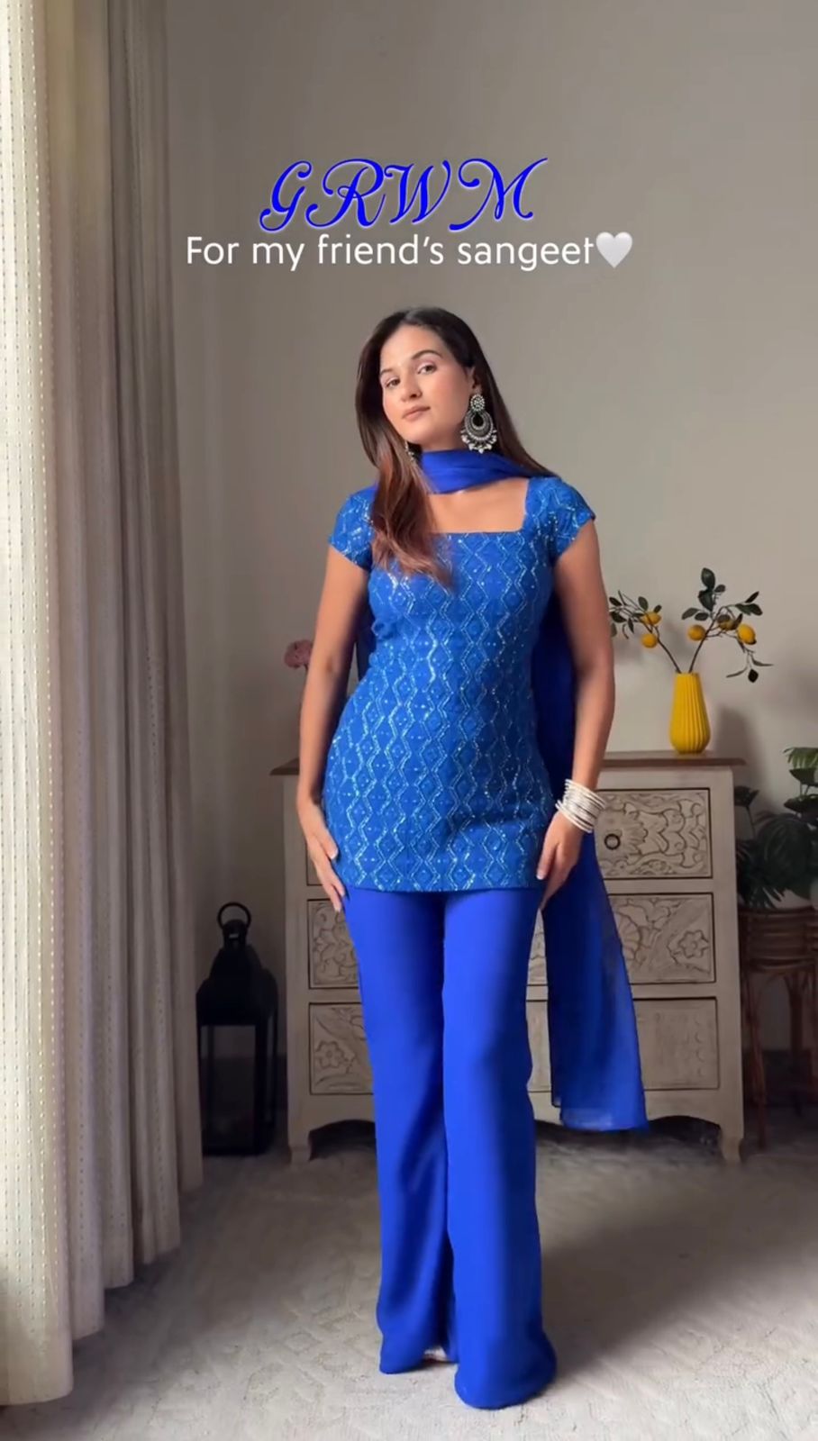 Glory Iconic KD 1543 Stylist Ethnic Wear Top With Bootcut Pent Dupatta