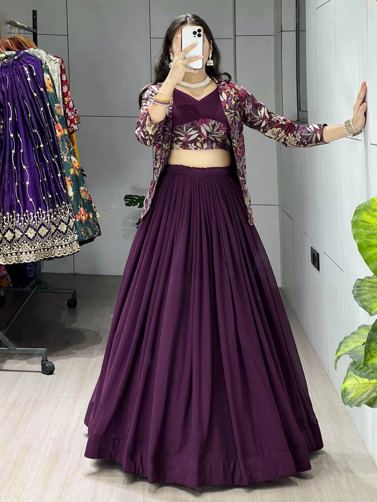 Lekha Aai JF 029 Ethnic Ready to Wear Gown With Dupatta