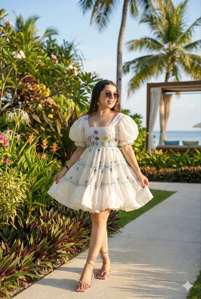 Lekha Yc 094 Designer Georgette Short One Piece