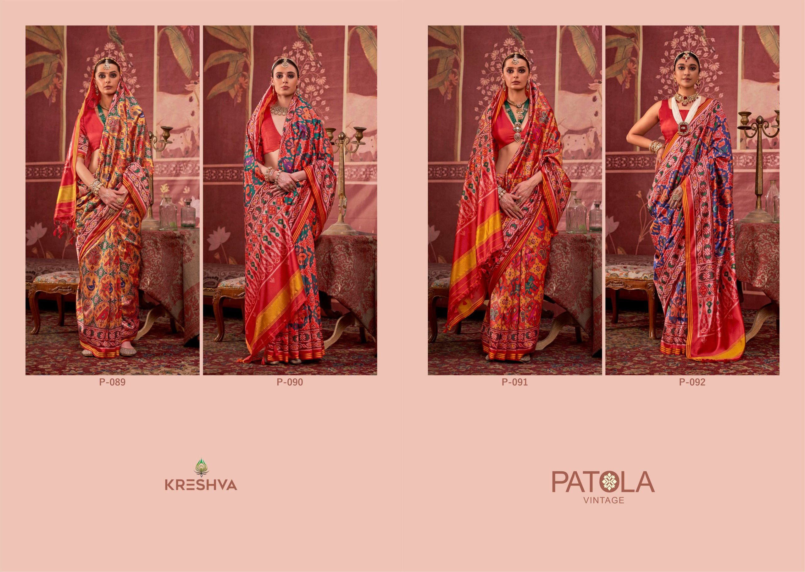Kreshva Patola Vintage Traditional Wear Patola Silk Saree Collection