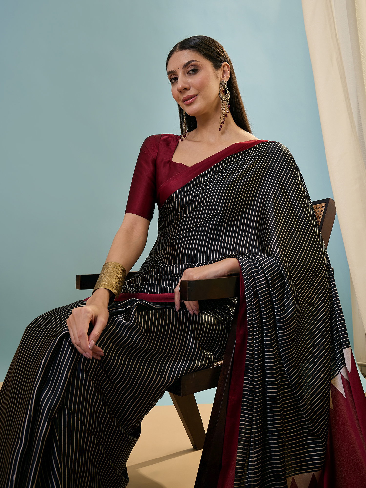 Gf Lux 14 Modal Silk Printed Saree With Blouse Collection 