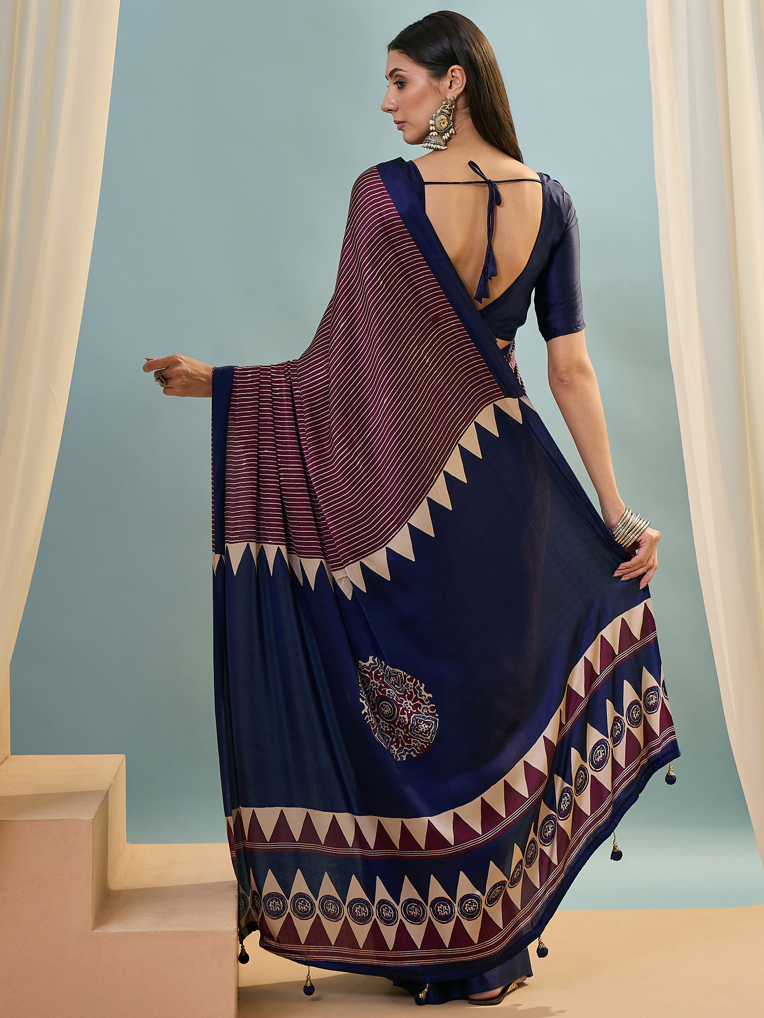 Gf Lux 14 Modal Silk Printed Saree With Blouse Collection 