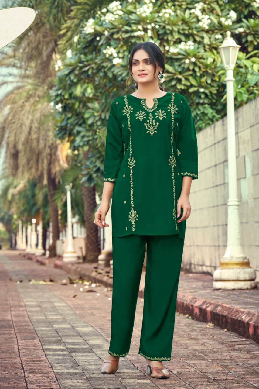 Ossm Celebration Vol 2 Viscose Roman Silk Co Ord Set Collection