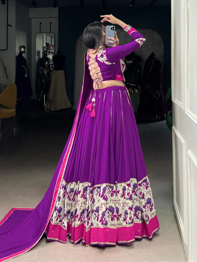 Lekha Yf 1618 Rayon Original Mirror Handworked Beautiful Lehenga Choli Collection