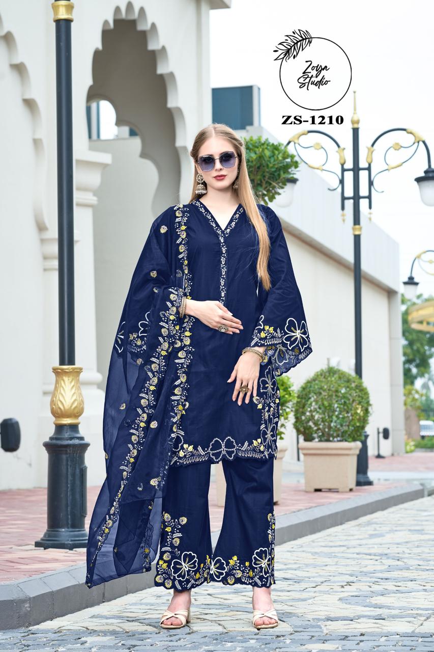 Zoya Studio 1210 Designer Roman Silk Readymade Collection