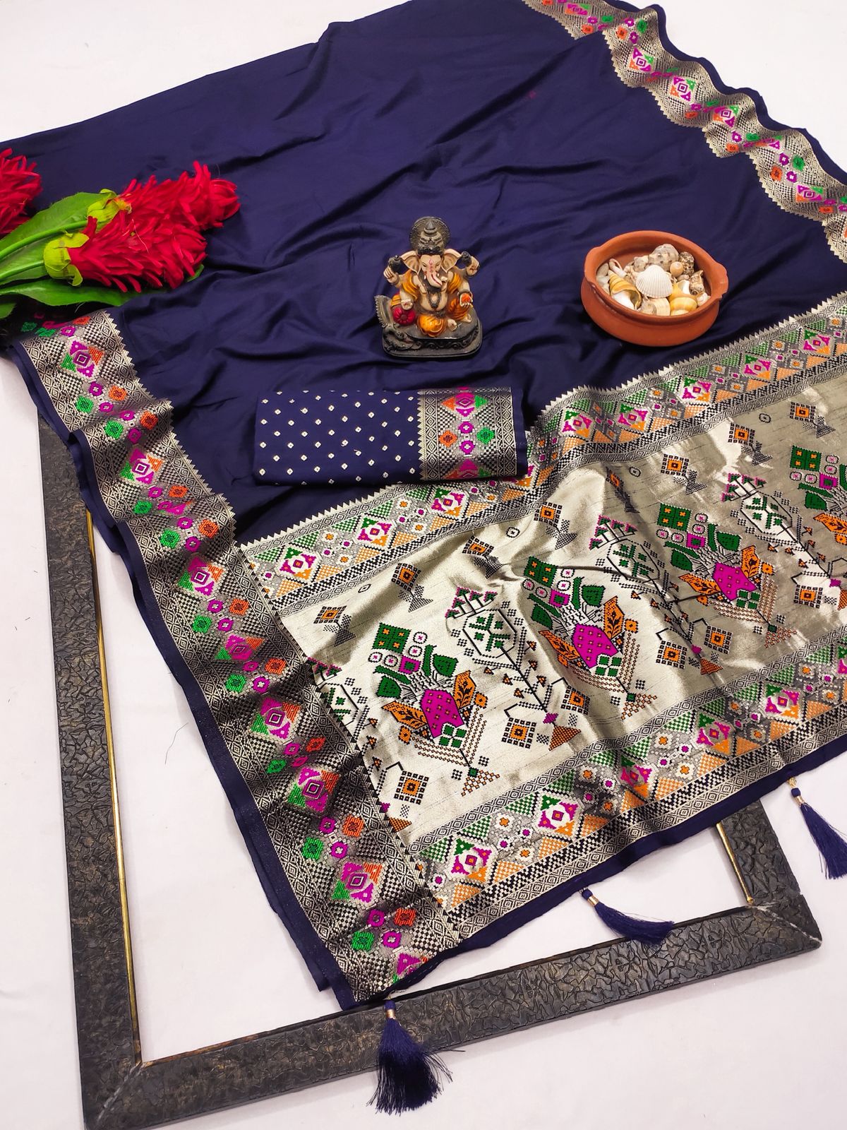 Lekha VC Gala Pallu Paithani Silk Festive Wear Saree