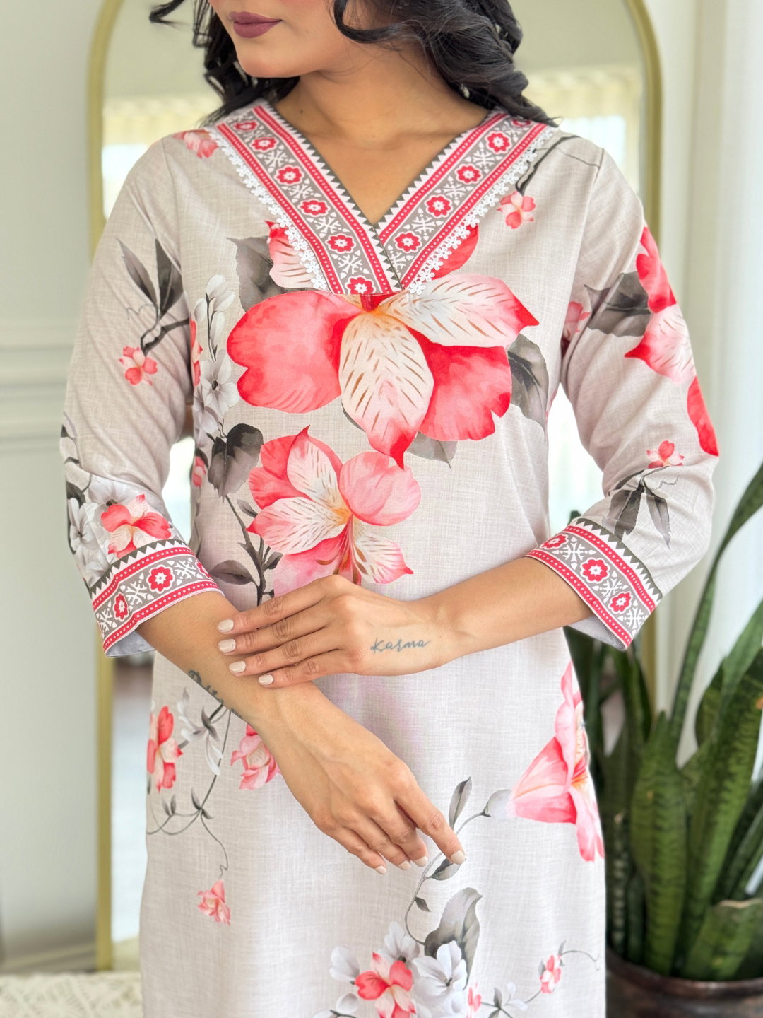 Sku 1760 Designer Rayon Printed Kurti Bottom With Dupatta Collection