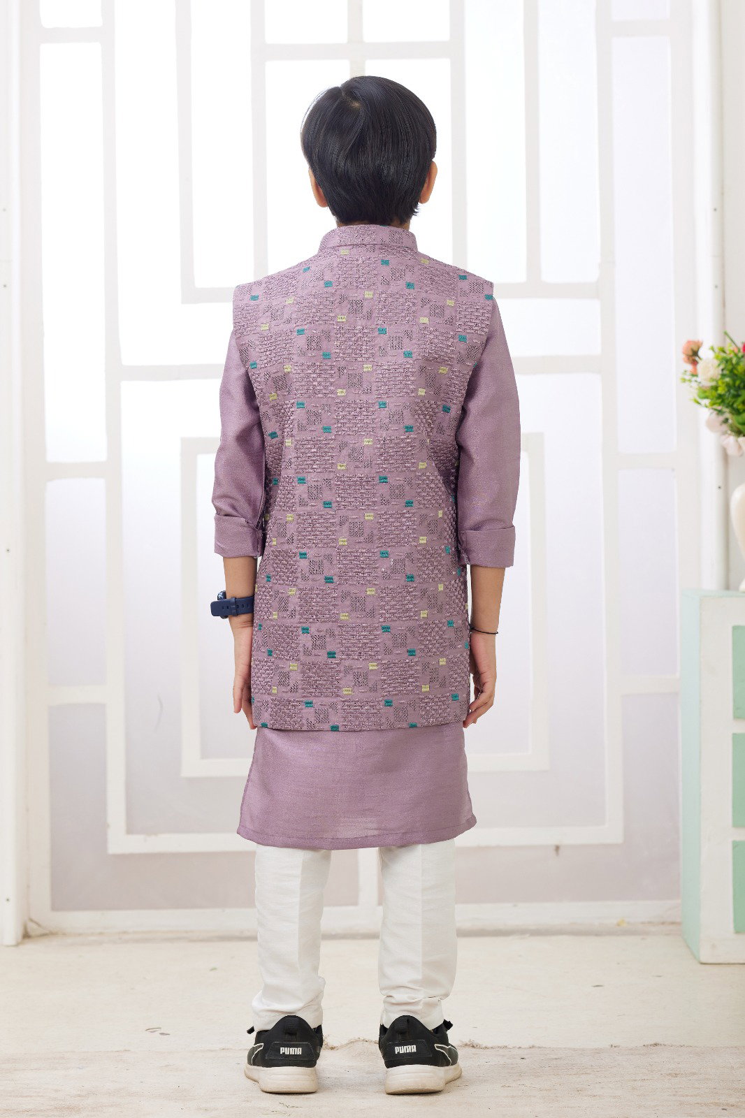 Sumi 281 to 286 Art Banarasi Silk Party Wear Printed Readymade Kids Kurta Pajama Collection 