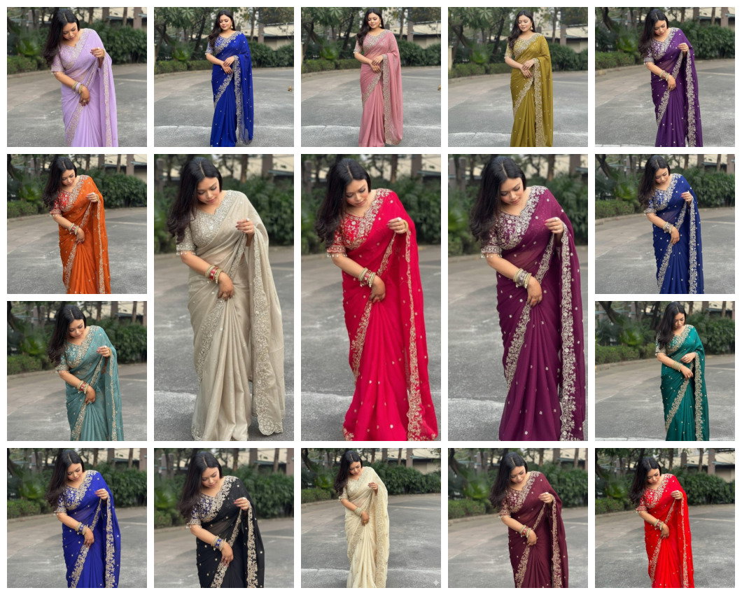 Vt 800 T Fandy Satin Silver Jari Thread Worked Beautiful Saree Collection