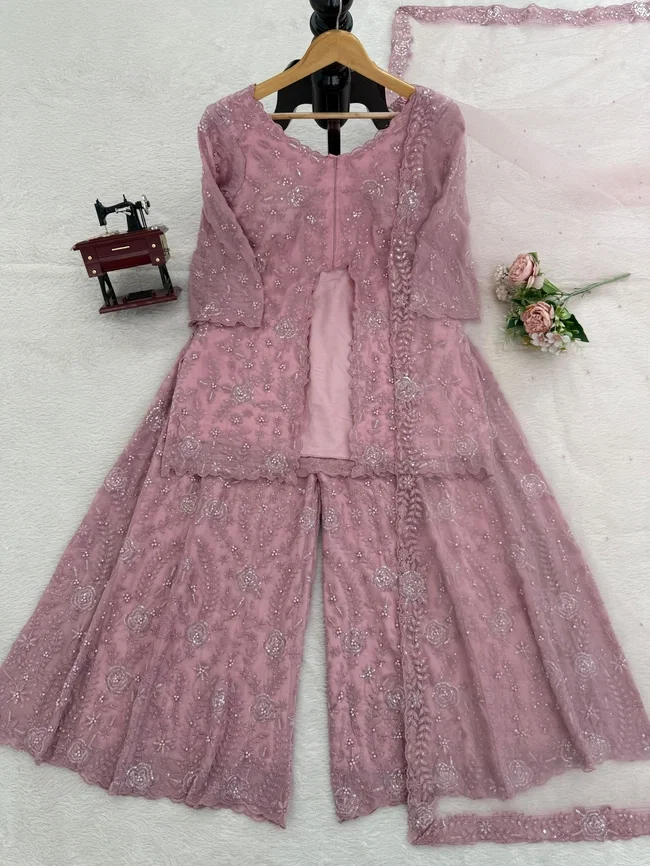Glory 5945 Faux Georgette Designer Indo Western Set