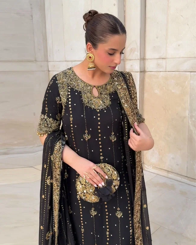 Glory 5923 Faux Goergette Salwar Suit With Dupatta