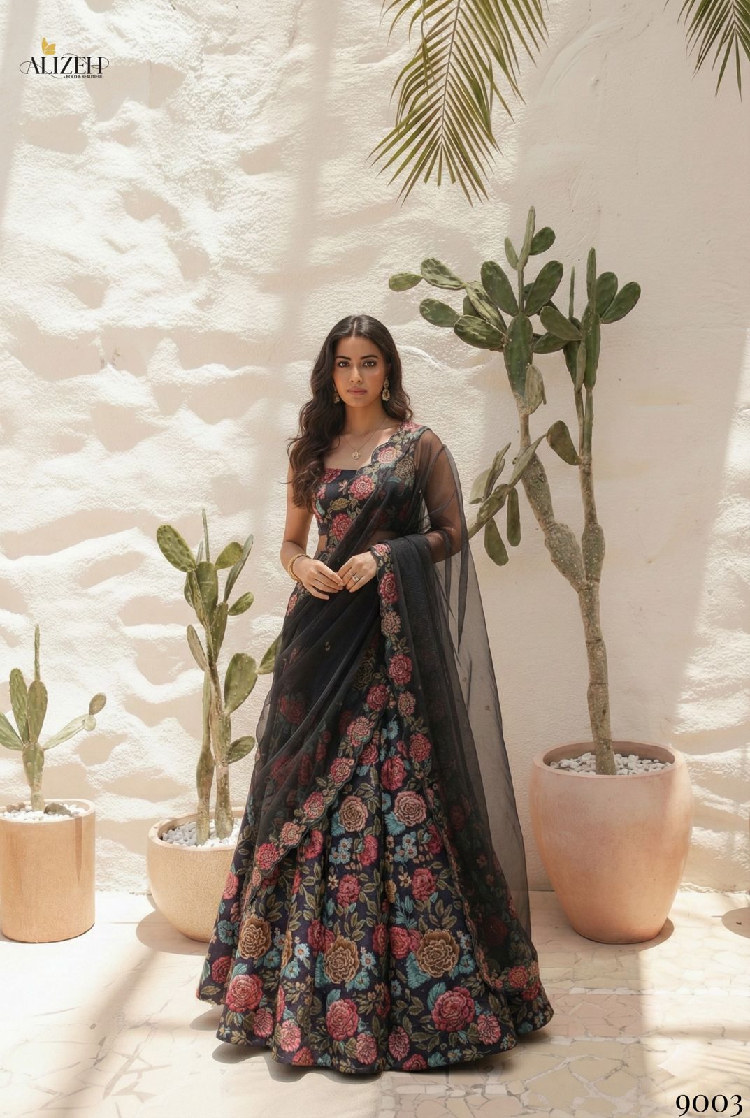 Alizeh Florence 2 Bhagalpuri Silk Printed Handwork Lehenga Choli Collection