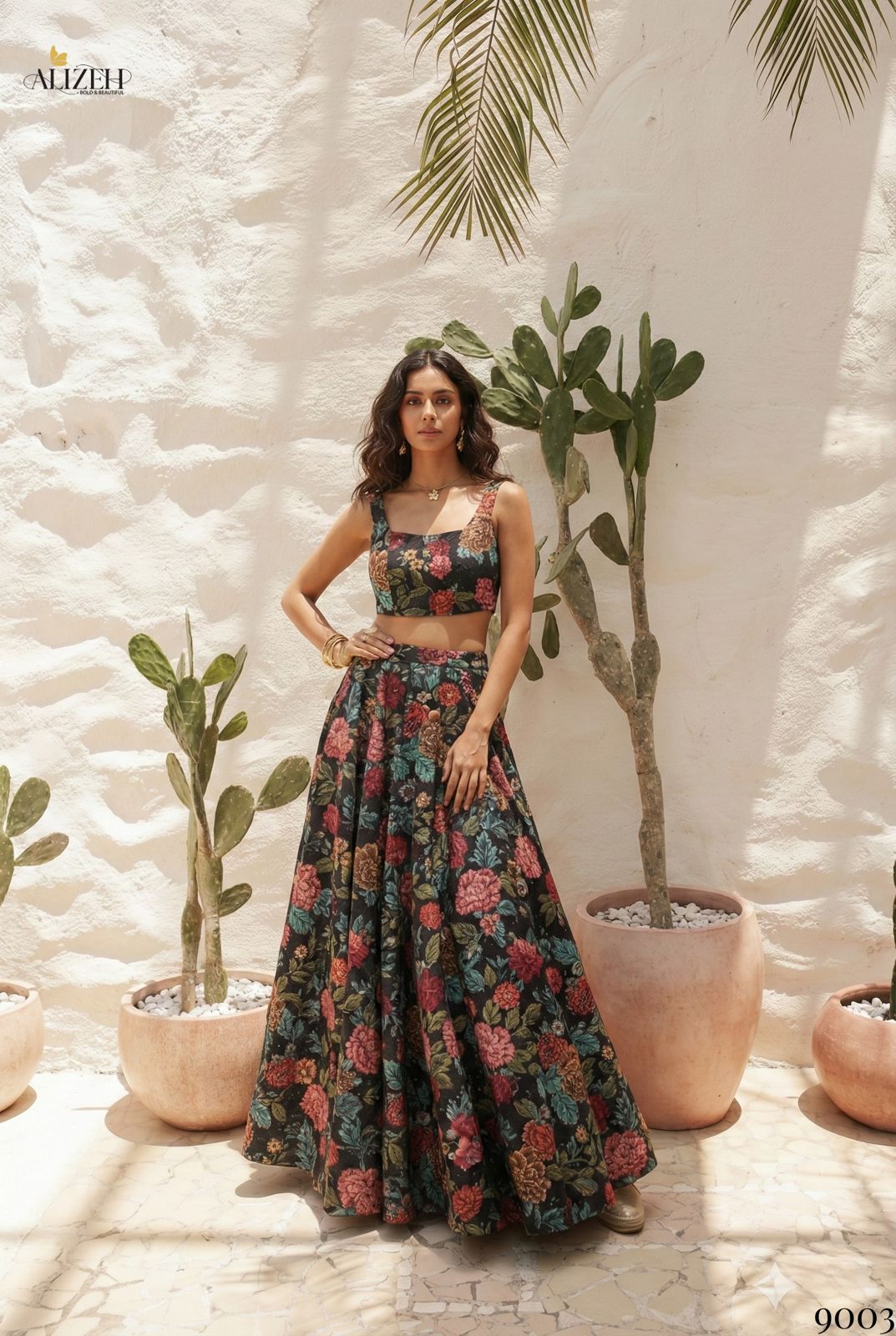 Alizeh Florence 2 Bhagalpuri Silk Printed Handwork Lehenga Choli Collection