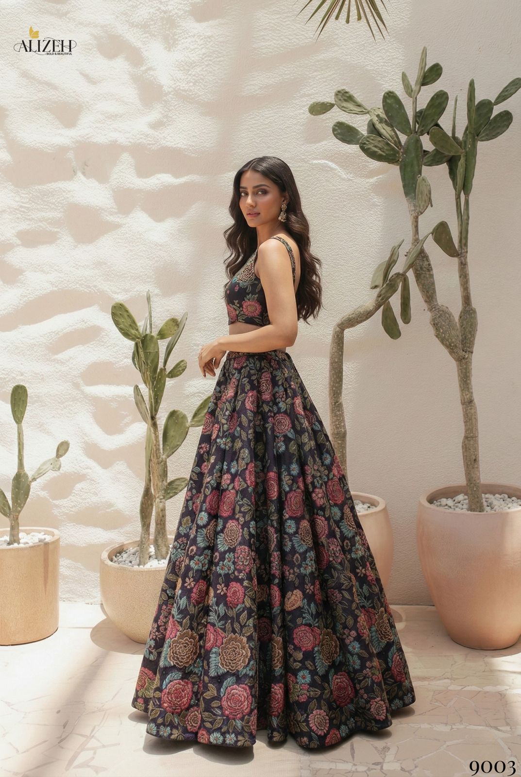 Alizeh Florence 2 Bhagalpuri Silk Printed Handwork Lehenga Choli Collection