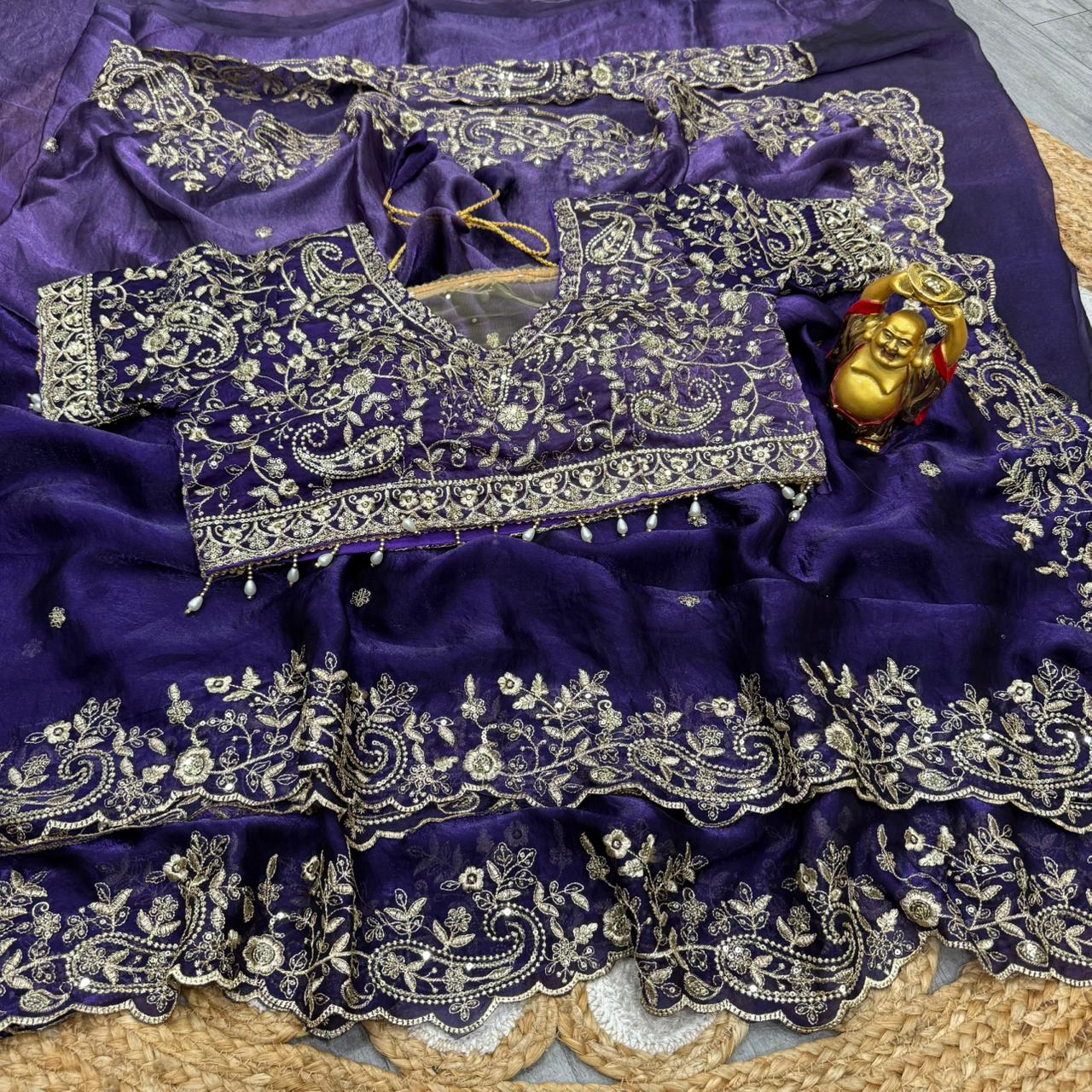 KC 97 Presenting You The Luxurious And Glamorous Trending Mango Work Saree