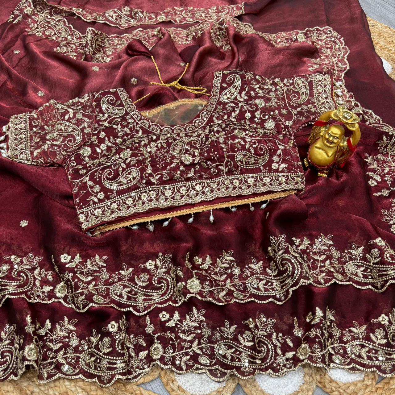 KC 97 Presenting You The Luxurious And Glamorous Trending Mango Work Saree