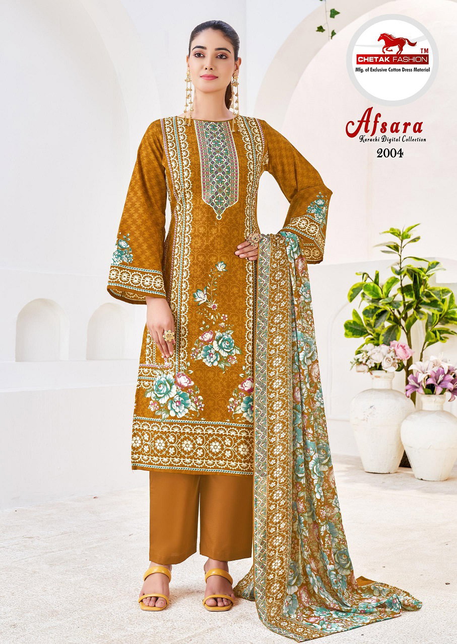 Chetak Afsana Vol 2 Cotton Printed Karachi Dress Material Collection